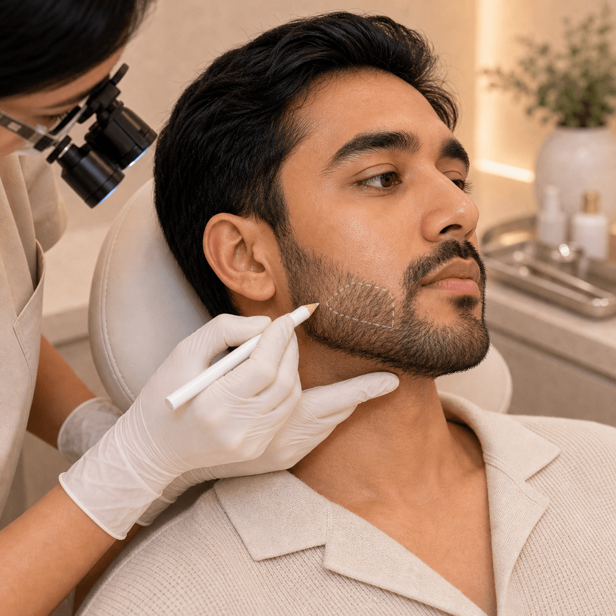 Beard Hair Transplant (0 - 500 Grafts)