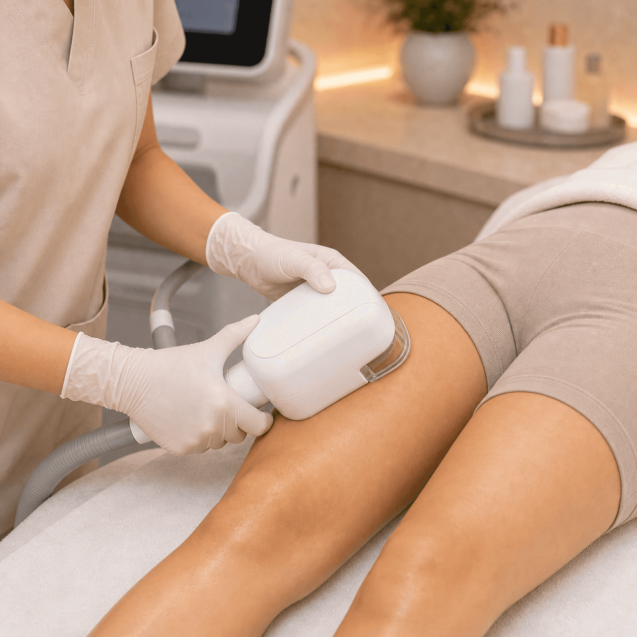 Body Contouring (Cool Sculpting) For Lateral Thigh ( Cool Smooth Pro) (1Cycle)