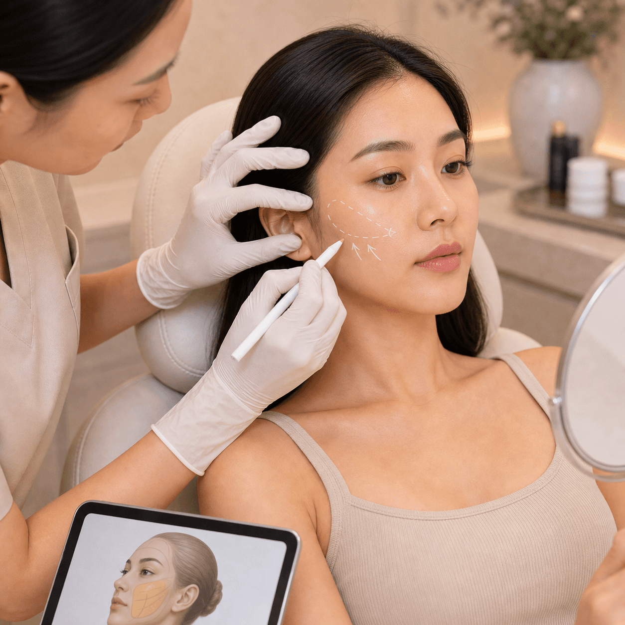 Cheek Augmentation With Fat Grafting