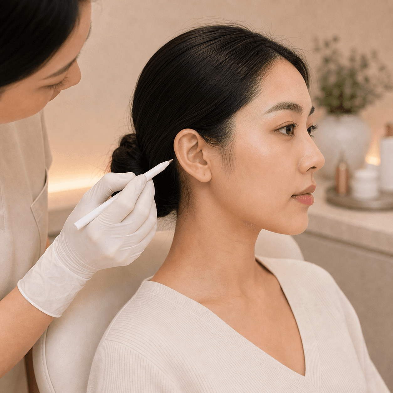 Ear Lobe Repair - Both