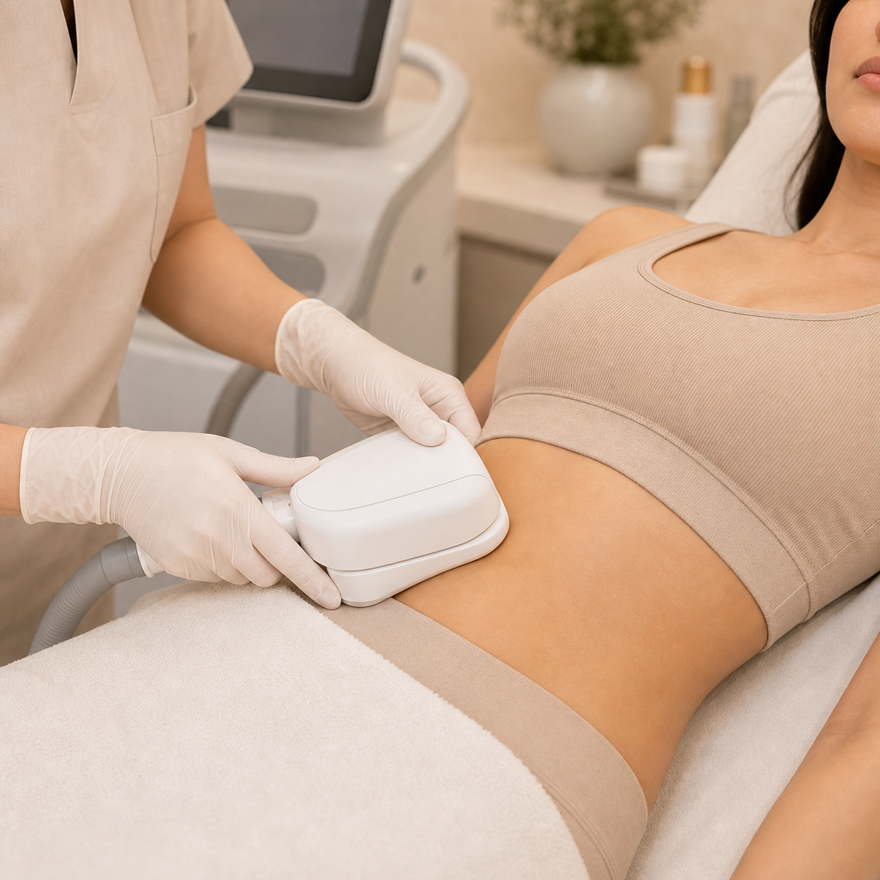 Body Contouring (Cool Sculpting) For Abdomen (Cool Advantage Plus) 1 Cycle treatment